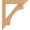 Ekena Millwork Westlake Traditional Smooth Bracket w/ Offset Brace, Western Red Cedar, 5 1/2"W x 26"D x 30"H BKT0604X26X30WTL01SWR - alternate 2